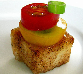 Sült fűszeres tofu